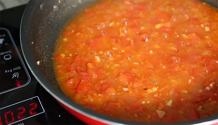 Cá hồi sốt cà chua - món ăn dành cho người bị gan nhiễm mỡ-4