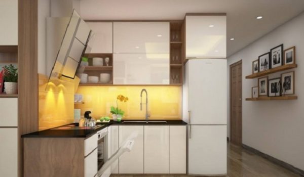 Mẫu tủ bếp thông minh biến nhà chật hoá rộng