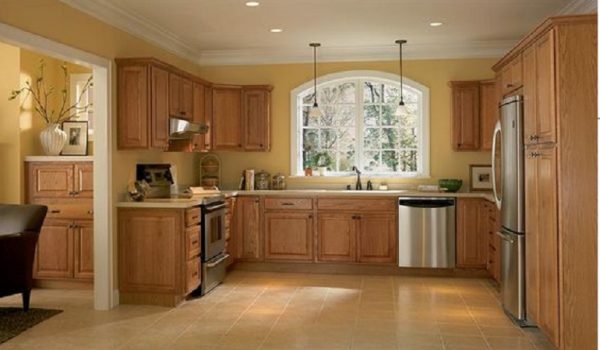 Các mẫu tủ bếp gỗ tự nhiên kiểu dáng chữ U không thể bỏ qua
