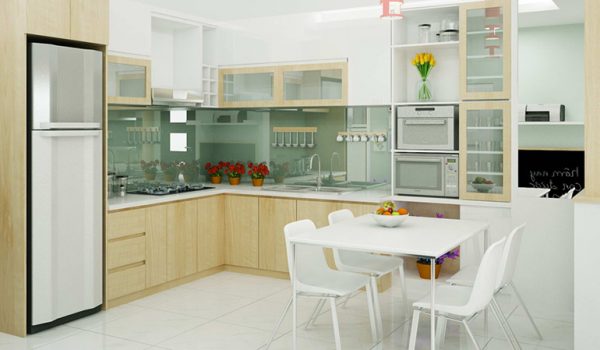 Chia sẻ cách bố trí bàn ăn trong bếp nhỏ hẹp-7