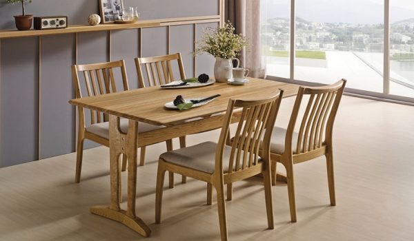 Những mẫu bàn ăn gỗ đẹp hiện đại và sang chảnh-6